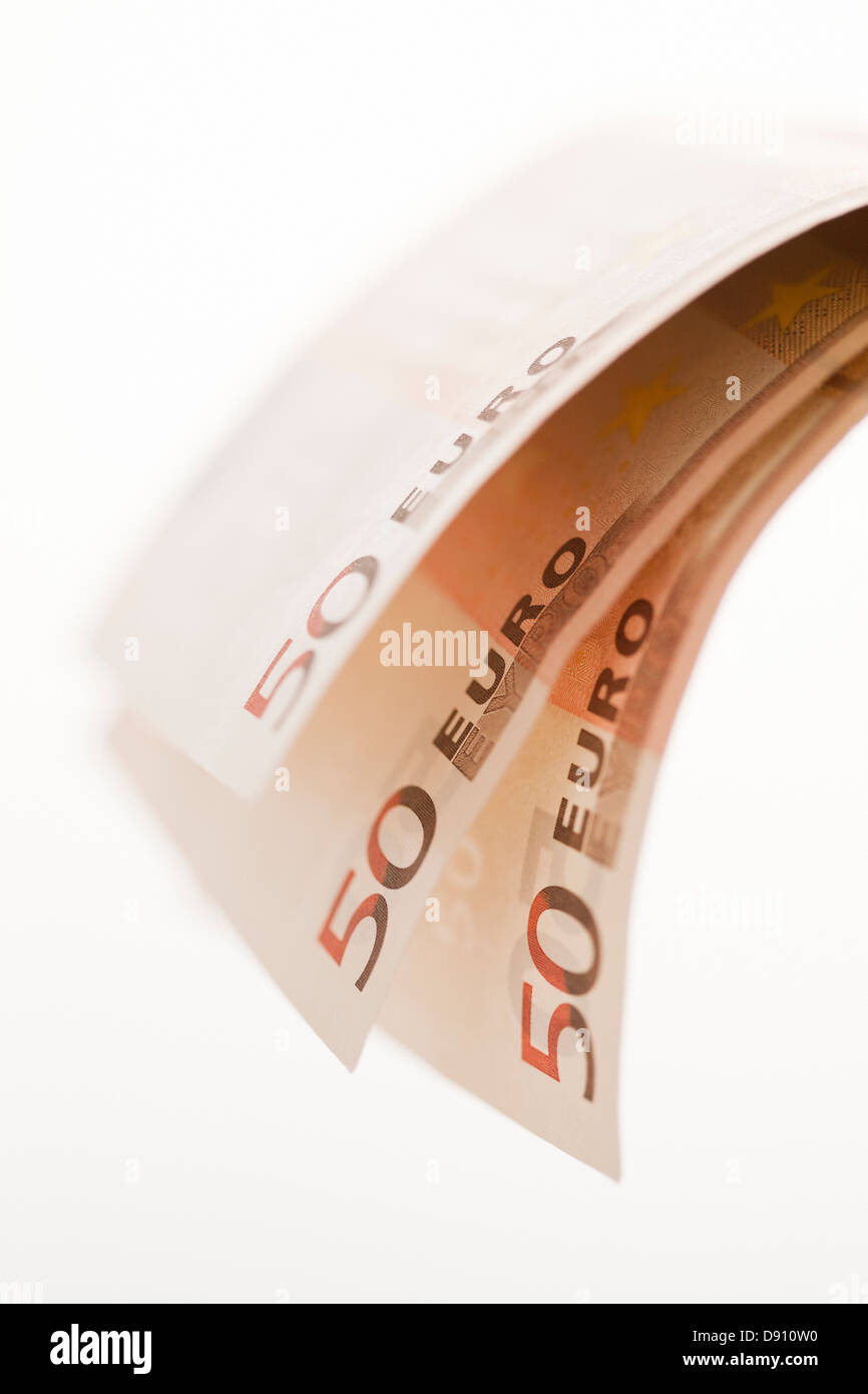 Cinquante euro notes Banque D'Images