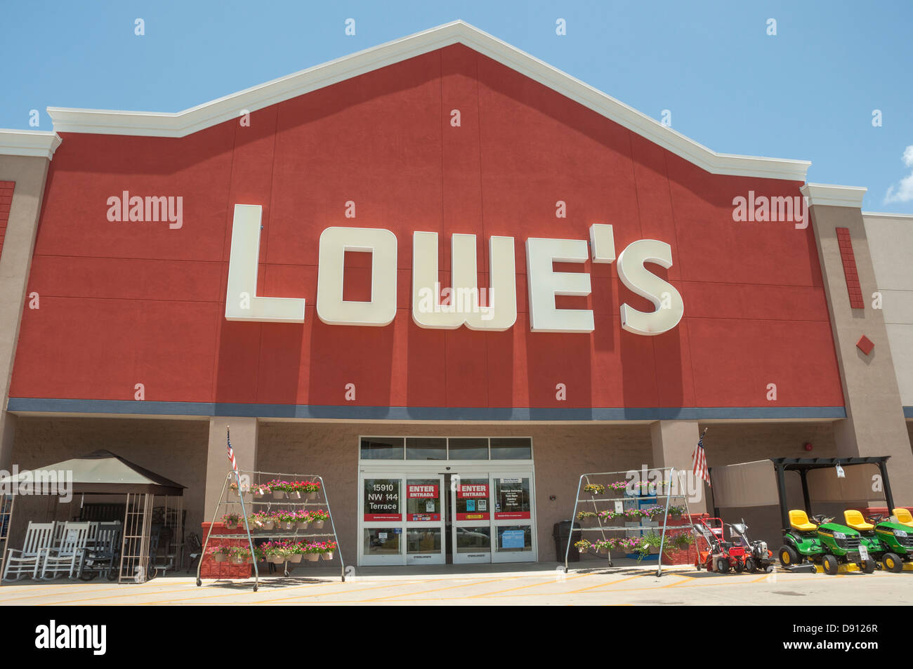 Lowe's Home Improvement store Alachua en Floride. Banque D'Images
