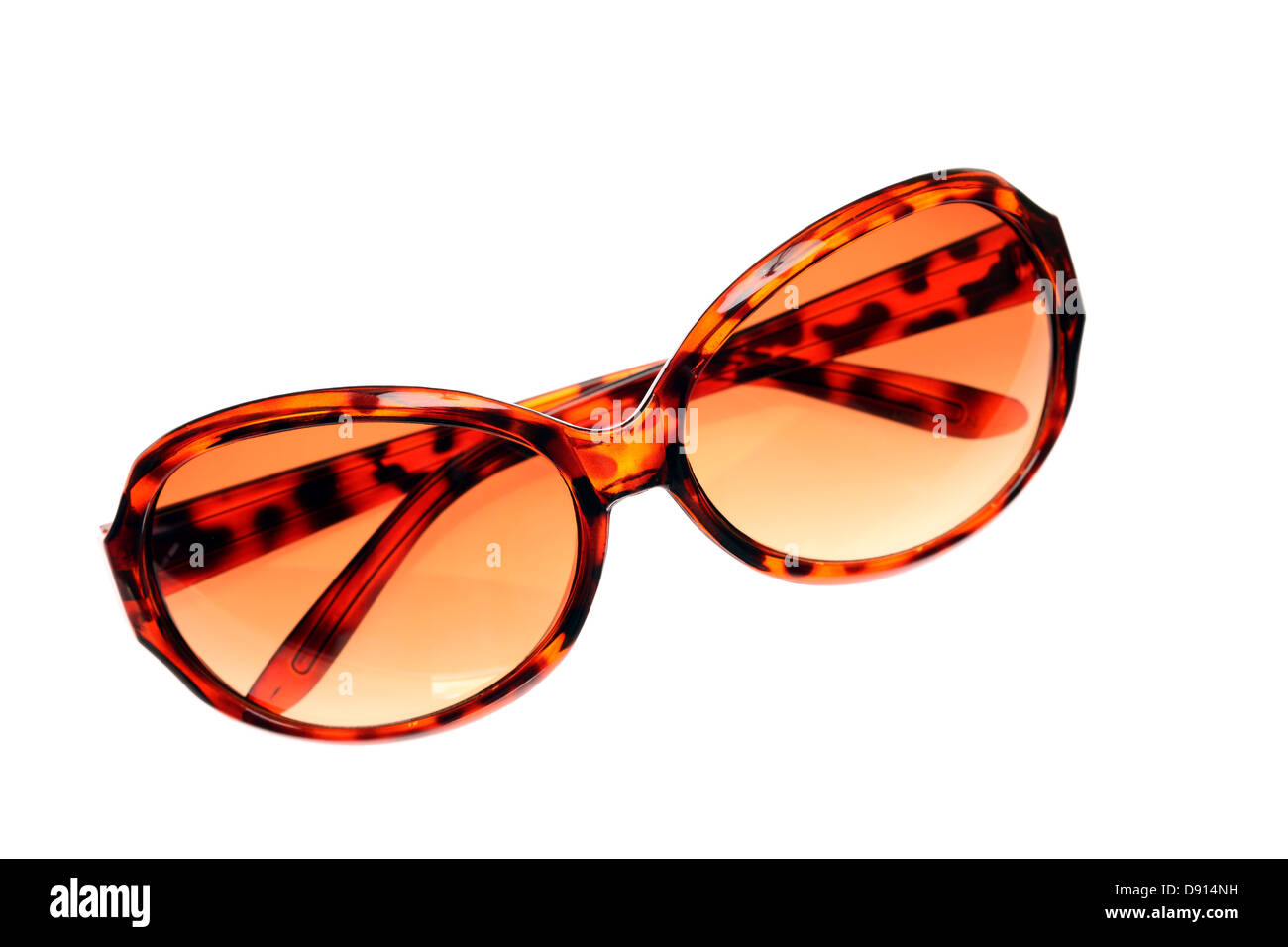 Glamour femmes lunettes de soleil marron Banque D'Images