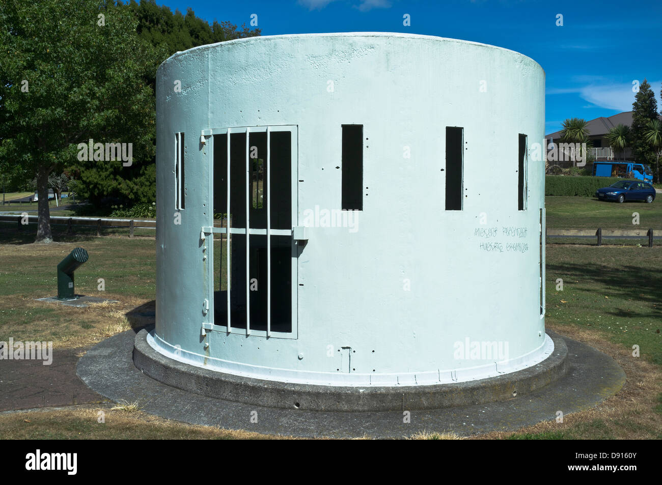 Dh NGARUAWAHIA Nouvelle-zélande NZ tourelle Pioneer memorial guerres guerre 1863-4 Waikato Banque D'Images