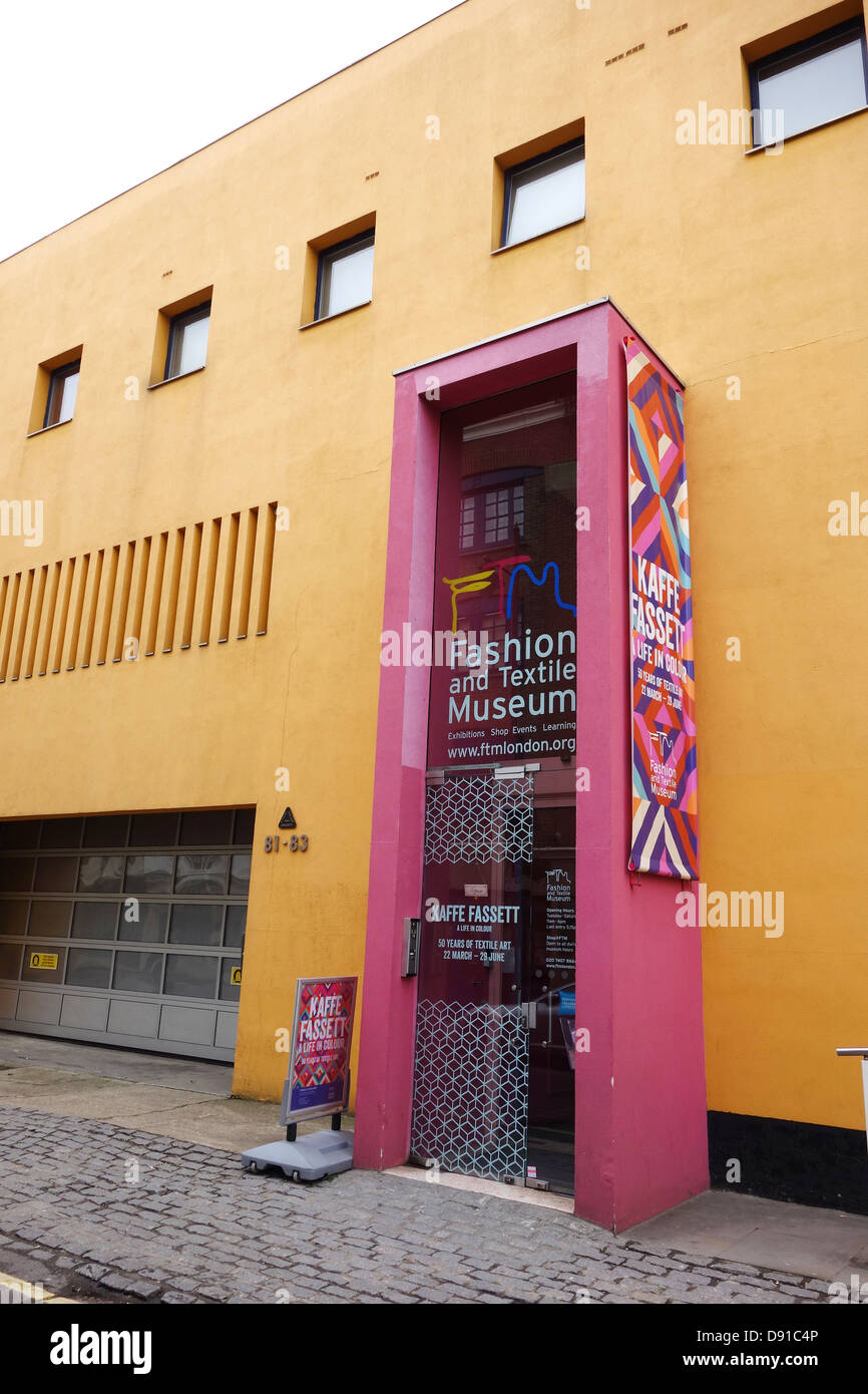 La mode et du Textile Museum, London Bridge, Southwark, Londres, Angleterre, Royaume-Uni Banque D'Images