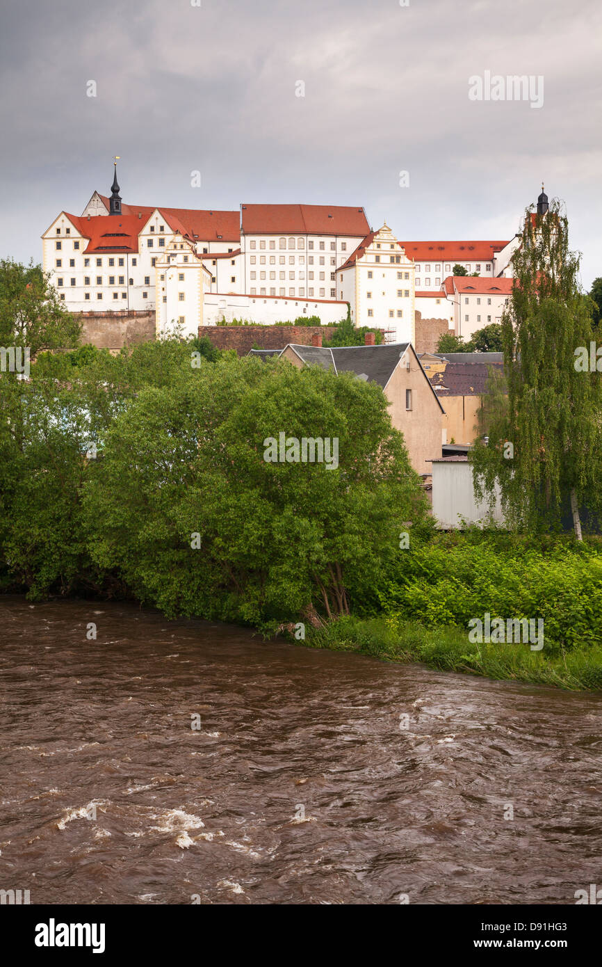 Le Château de Colditz, en Saxe, Allemagne Banque D'Images