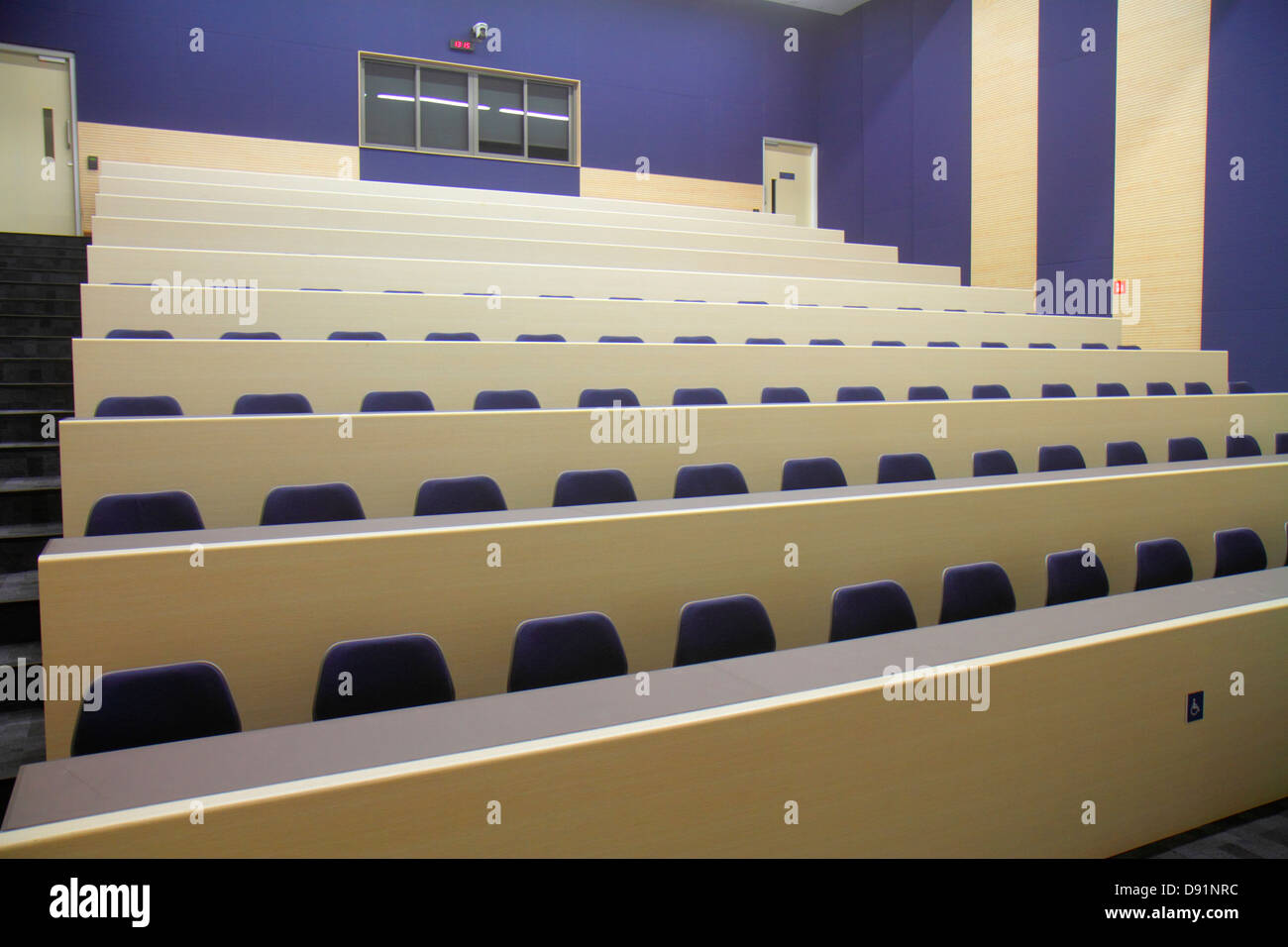 Université nationale de Singapour nus,ville universitaire,école,campus étudiants,salle de conférence,auditorium,sièges,vide,intérieur,Sing Banque D'Images