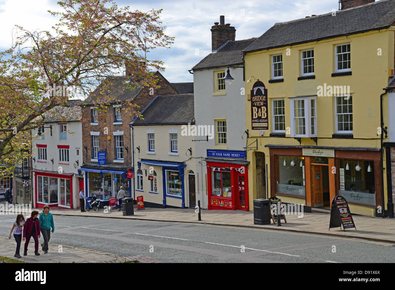 Hill, tontine, Ironbridge Gorge d'Ironbridge, Shropshire, Angleterre, Royaume-Uni Banque D'Images