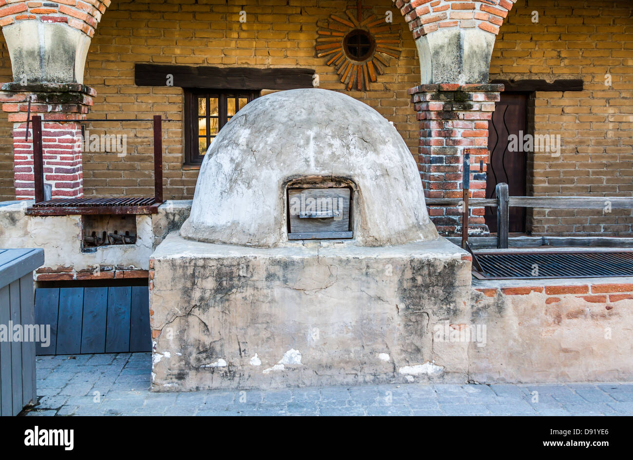 La mission de San Juan Capistrano, Orange County California USA Banque D'Images
