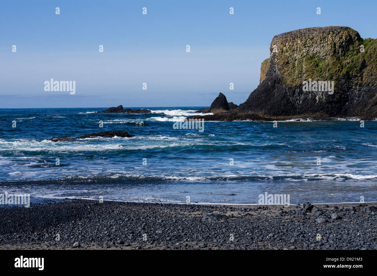 Newport Oregon United States. Yaquina Head Zone Naturelle Exceptionnelle vue sur l'océan Pacifique côte de l'Oregon Banque D'Images