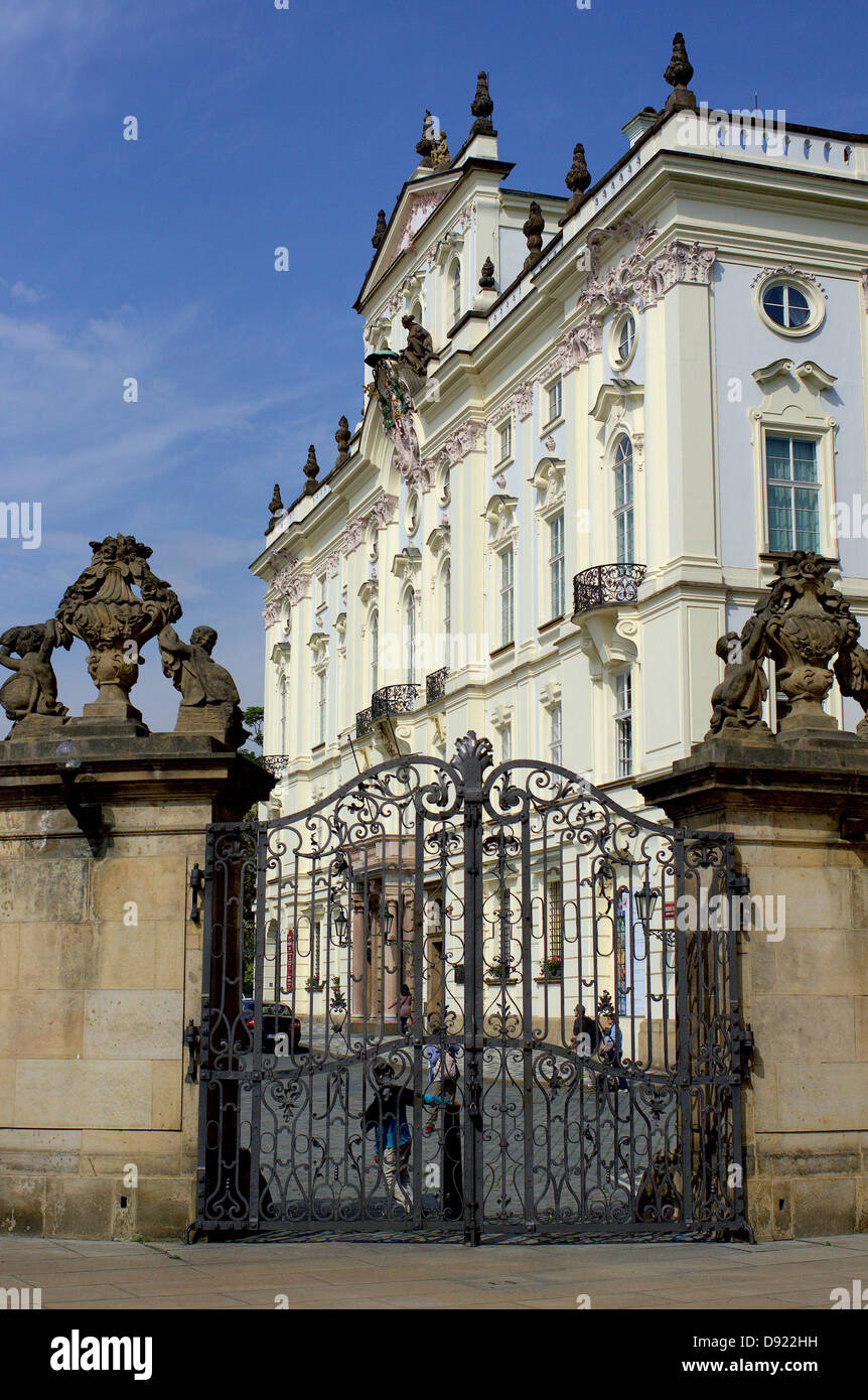 Palais de l'archevêque de Prague Prague République Tchèque Banque D'Images