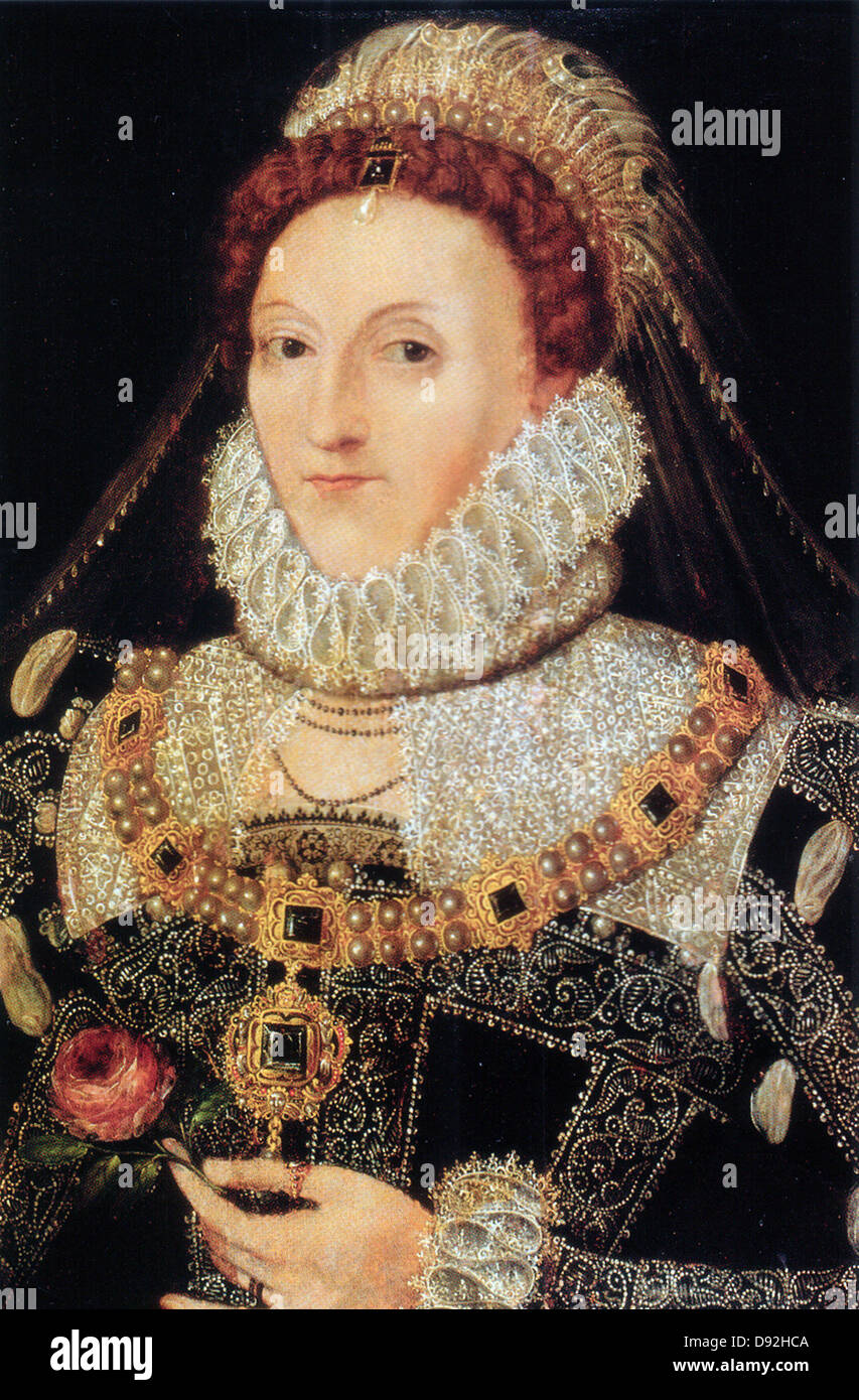 La reine Elizabeth I d'Angleterre Reine Banque D'Images