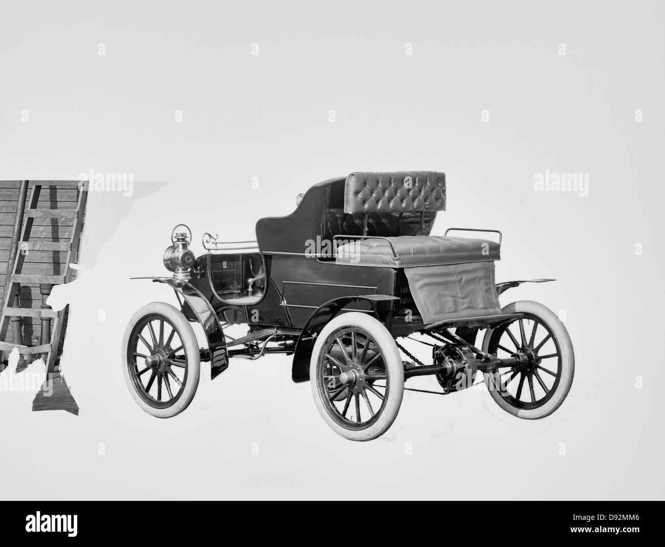 Le nord de l'entreprise de fabrication de l'automobile, de l'arrière-quart vue, vers 1910 Banque D'Images