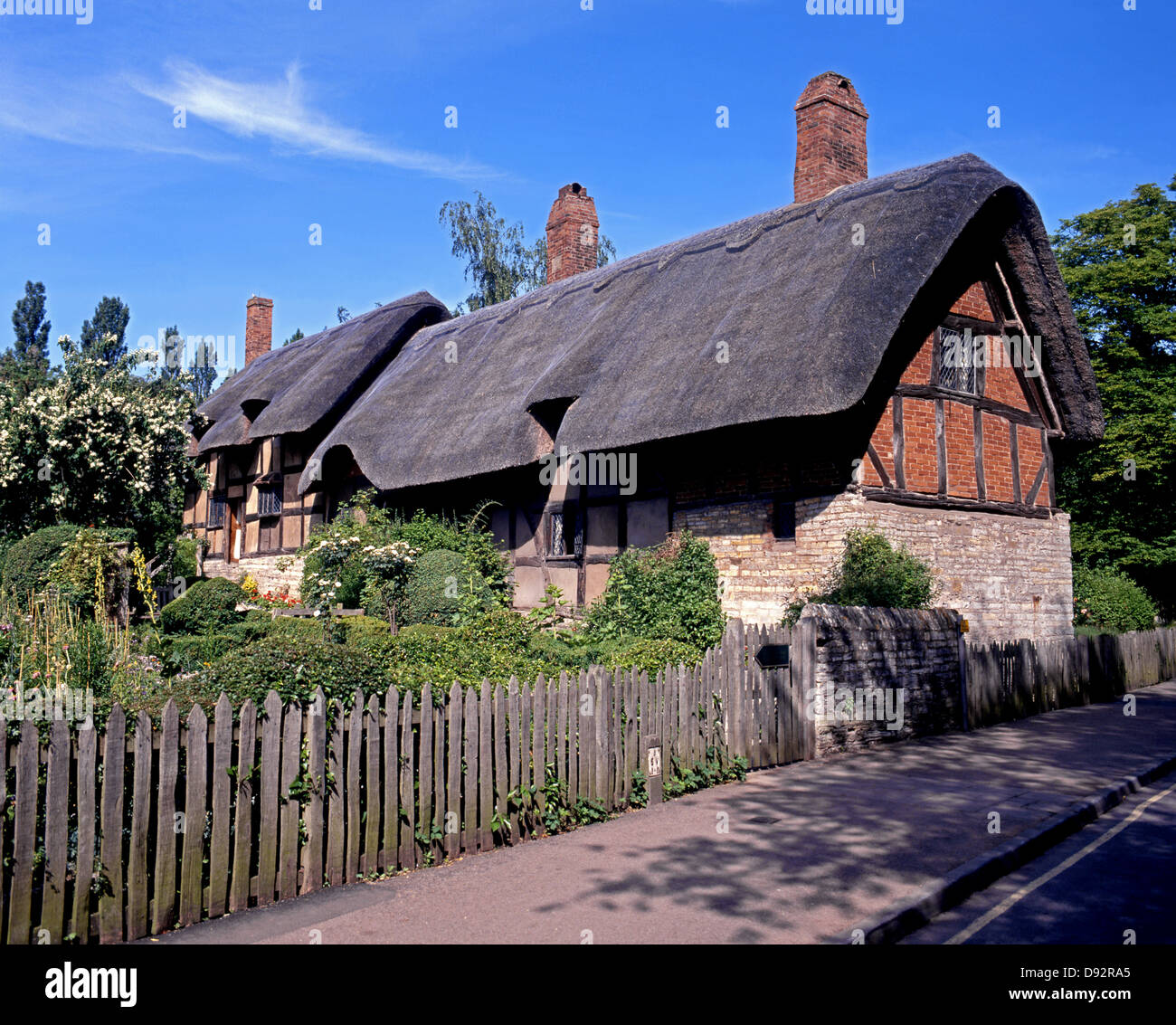 Anne Hathaways cottage, Stratford upon Avon, Warwickshire, Angleterre, Royaume-Uni, Europe de l'Ouest. Banque D'Images