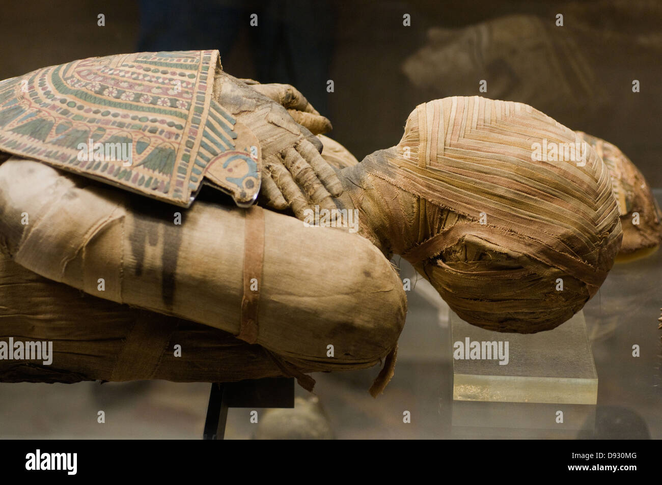 L'Égypte pharaonique la momie l'embaumement et les funérailles du Louvre Paris Banque D'Images
