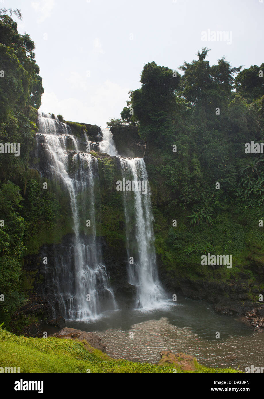 Cascade de Tad Fane, Laos, Boloven Banque D'Images