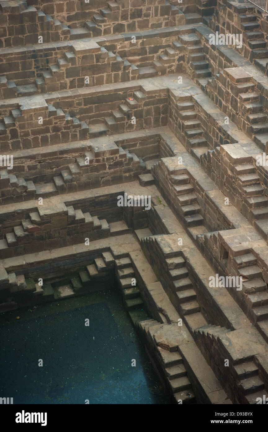 Chand Baori, un des plus profonds cages en Inde Banque D'Images