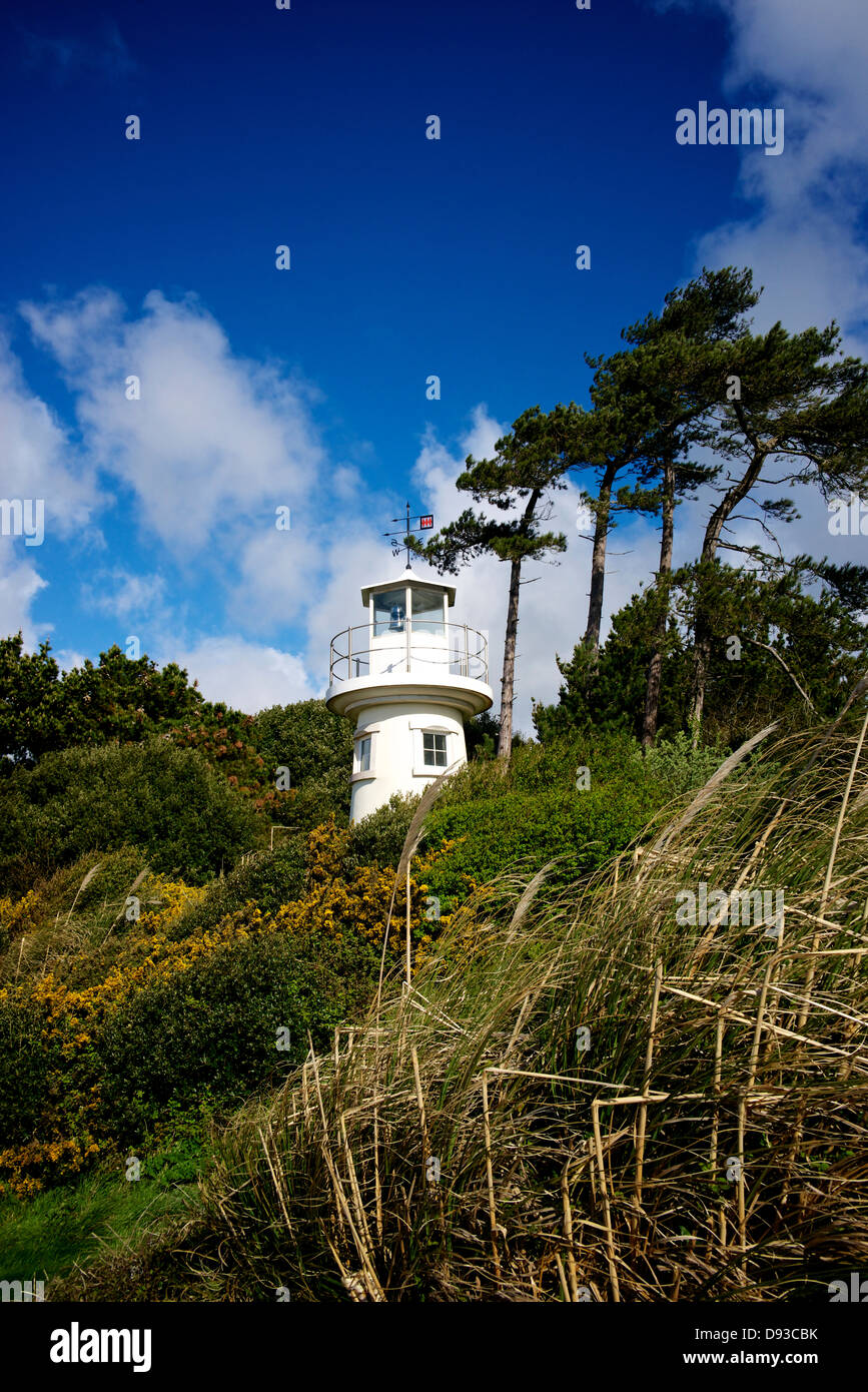 Phare de Lepe Hampshire UK Banque D'Images