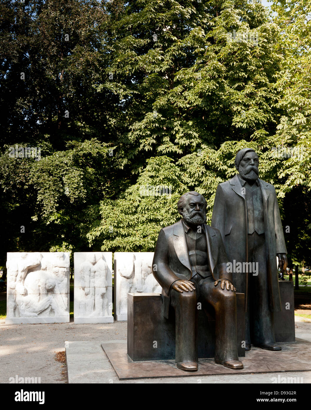 Des statues dans city park, Berlin, Allemagne Banque D'Images