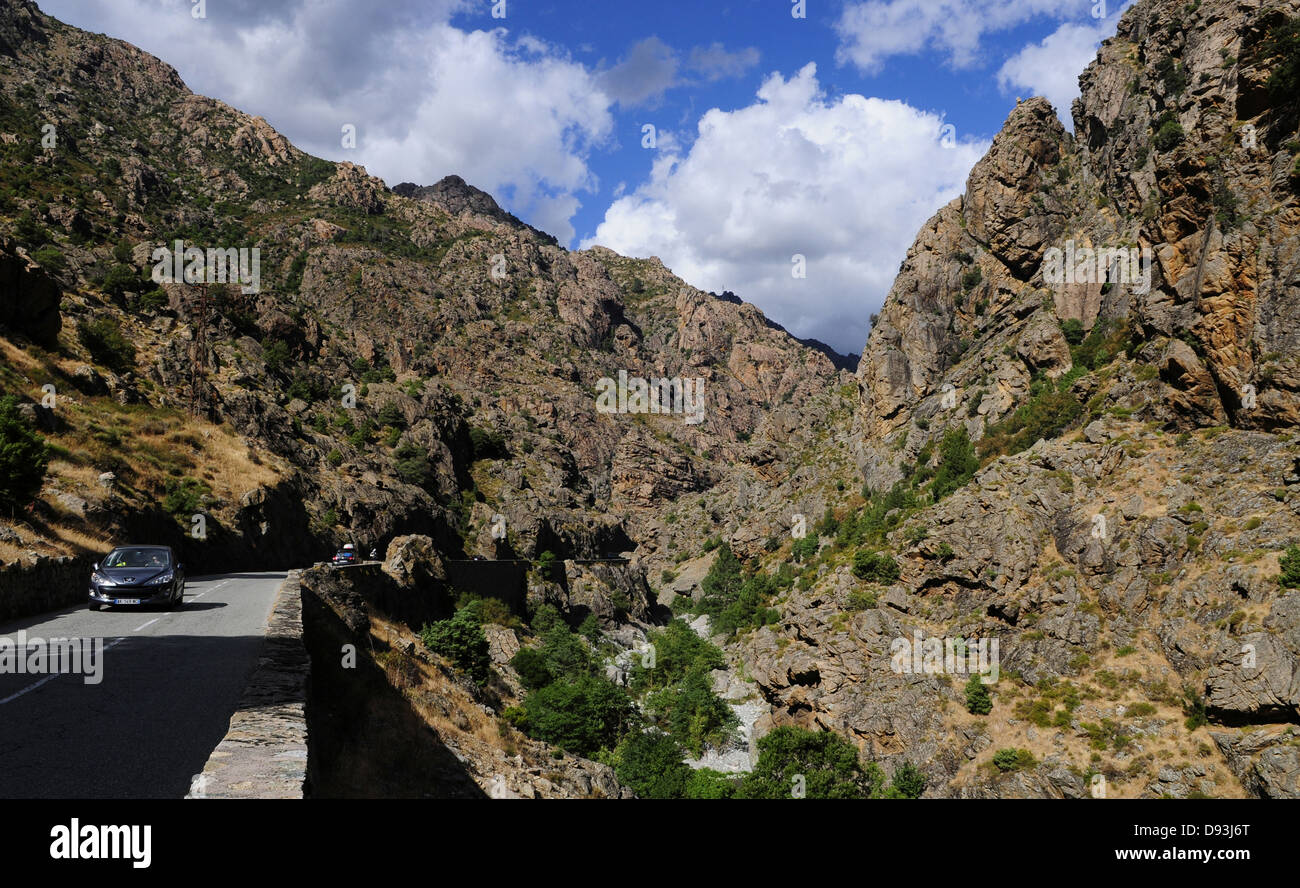 Scala di Santa Regina, Corse, France / Scala di Santa Regina, Korsika, Frankreich Banque D'Images