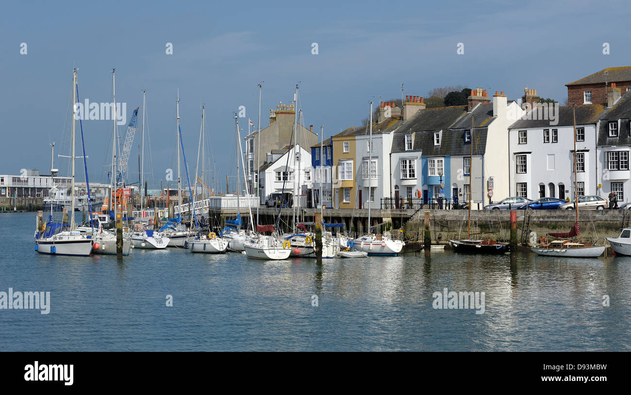 Yacht Marina Weymouth Dorset England uk Banque D'Images