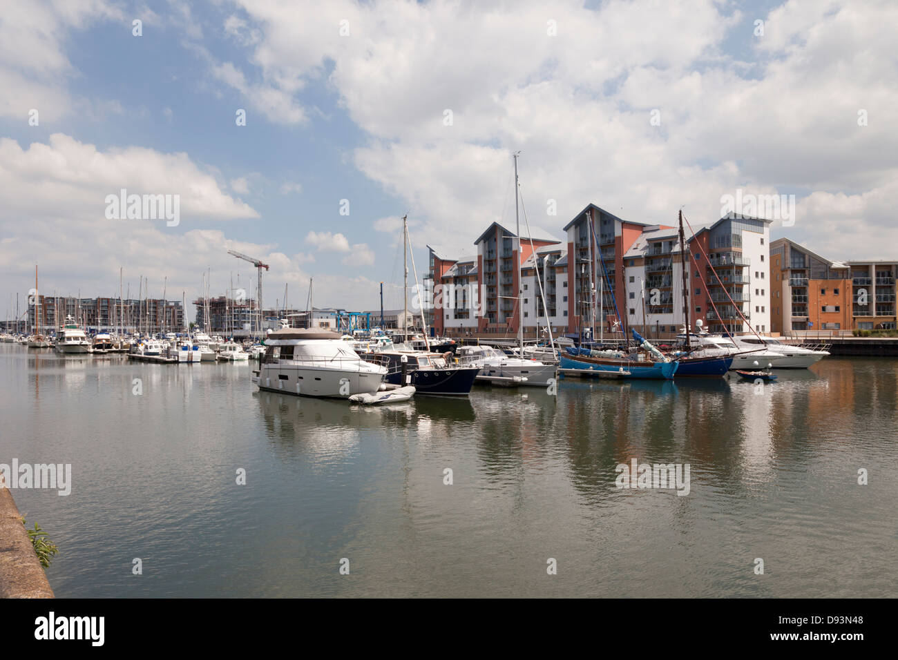 Port de plaisance de Portishead Quays, Portishead, Somerset, Angleterre, Royaume-Uni Banque D'Images