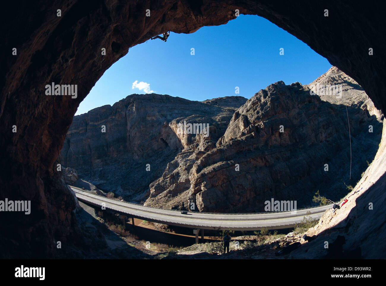 Vue d'une grotte. Banque D'Images