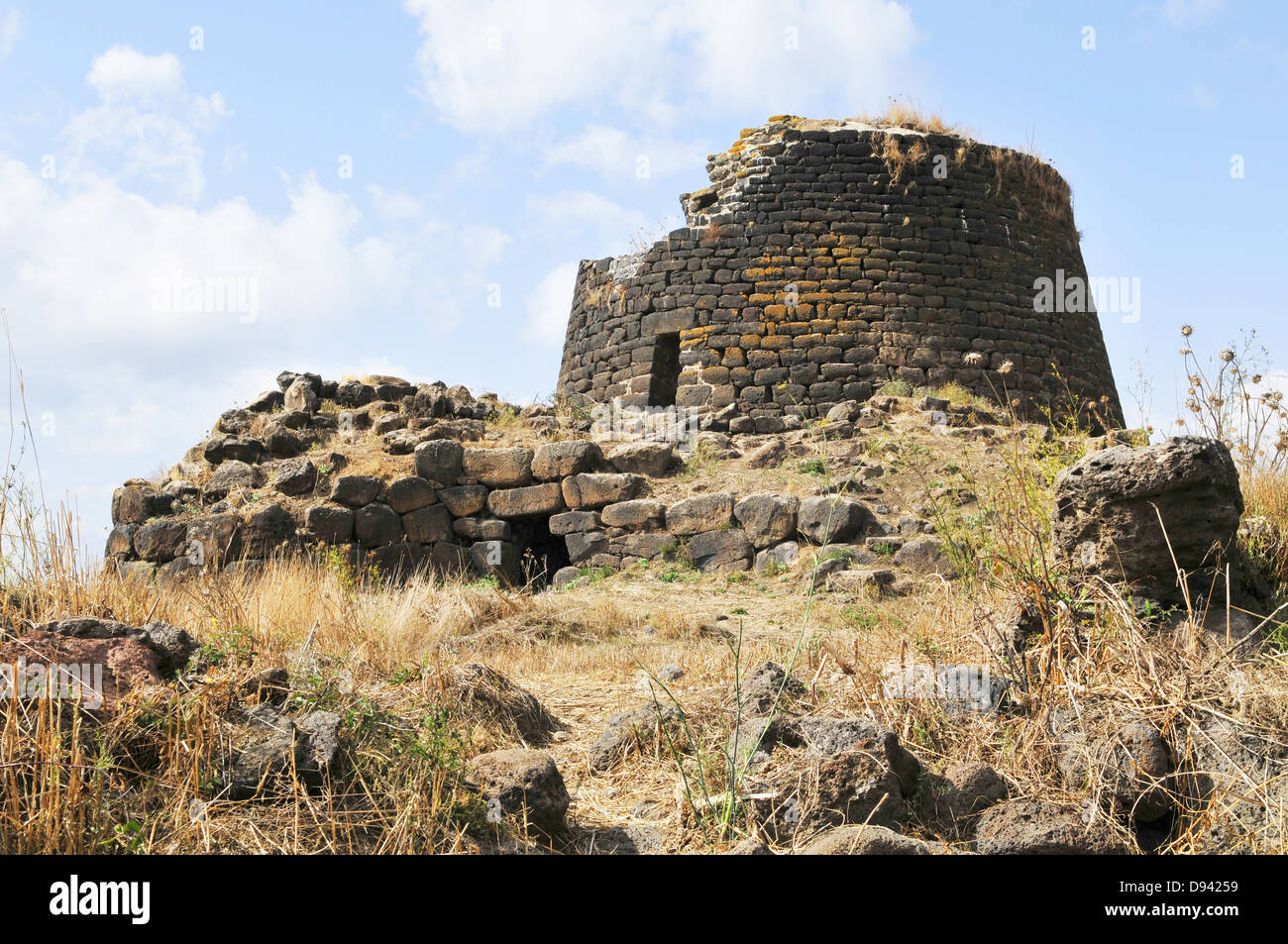 Nuraghe Oes, près de Torralba, Valle dei Nuraghi, Sardaigne, Italie Banque D'Images