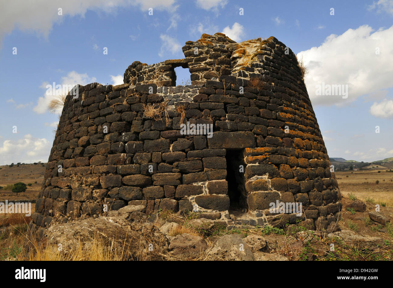 Nuraghe Oes, près de Torralba, Valle dei Nuraghi, Sardaigne, Italie Banque D'Images