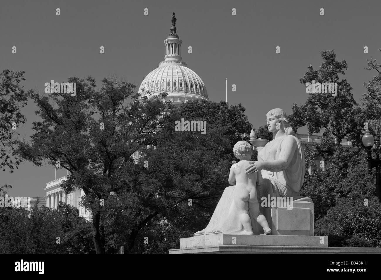 L'esprit de la Justice sculpture au Rayburn Chambre des Représentants - Washington, DC USA Banque D'Images