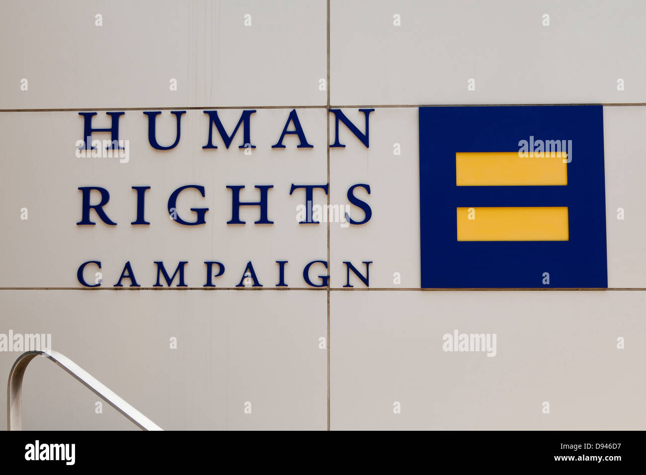 Les droits de l'homme bâtiment Campagne - Washington, DC USA Banque D'Images