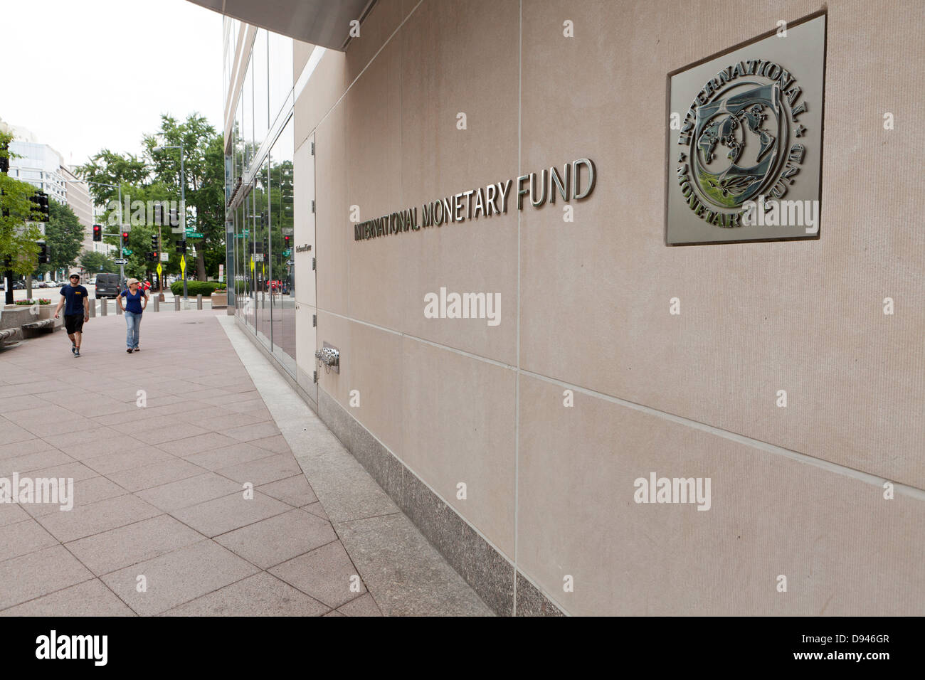 Fonds Monétaire International Building, Washington DC Banque D'Images