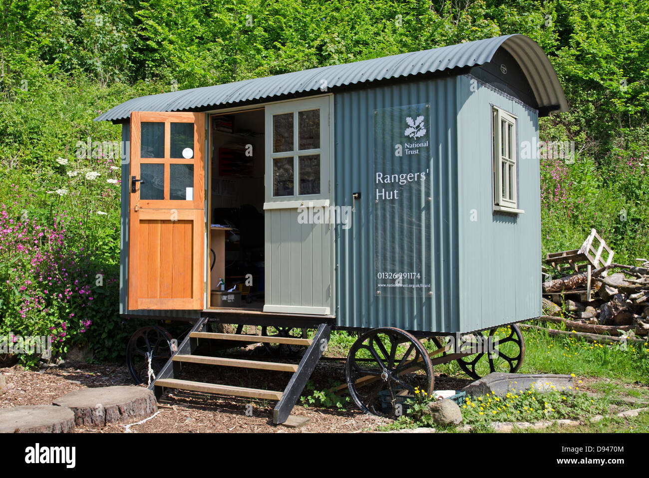 Une fiducie nationale Rangers hut Banque D'Images