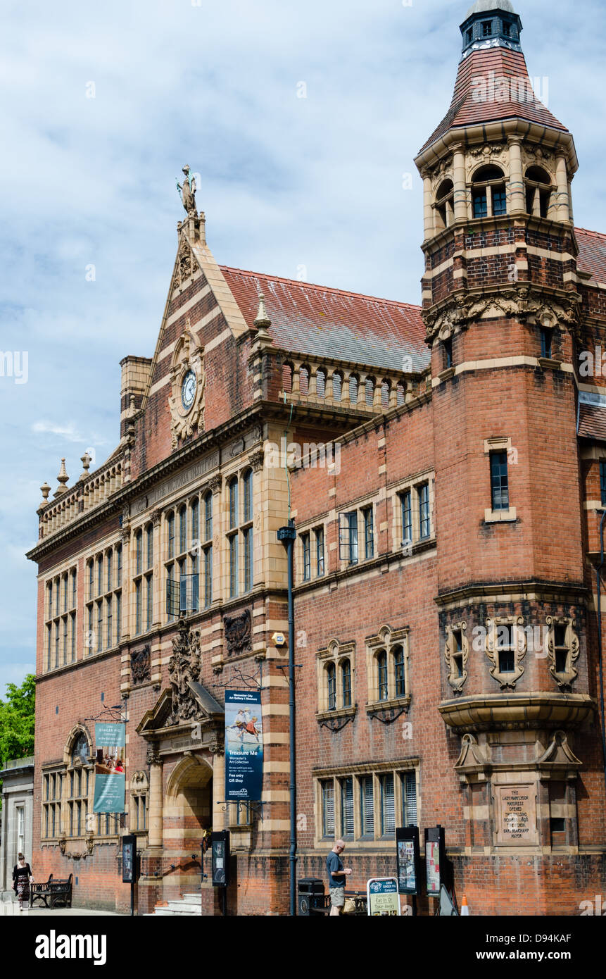 Worcester City Art Gallery and Museum Banque D'Images