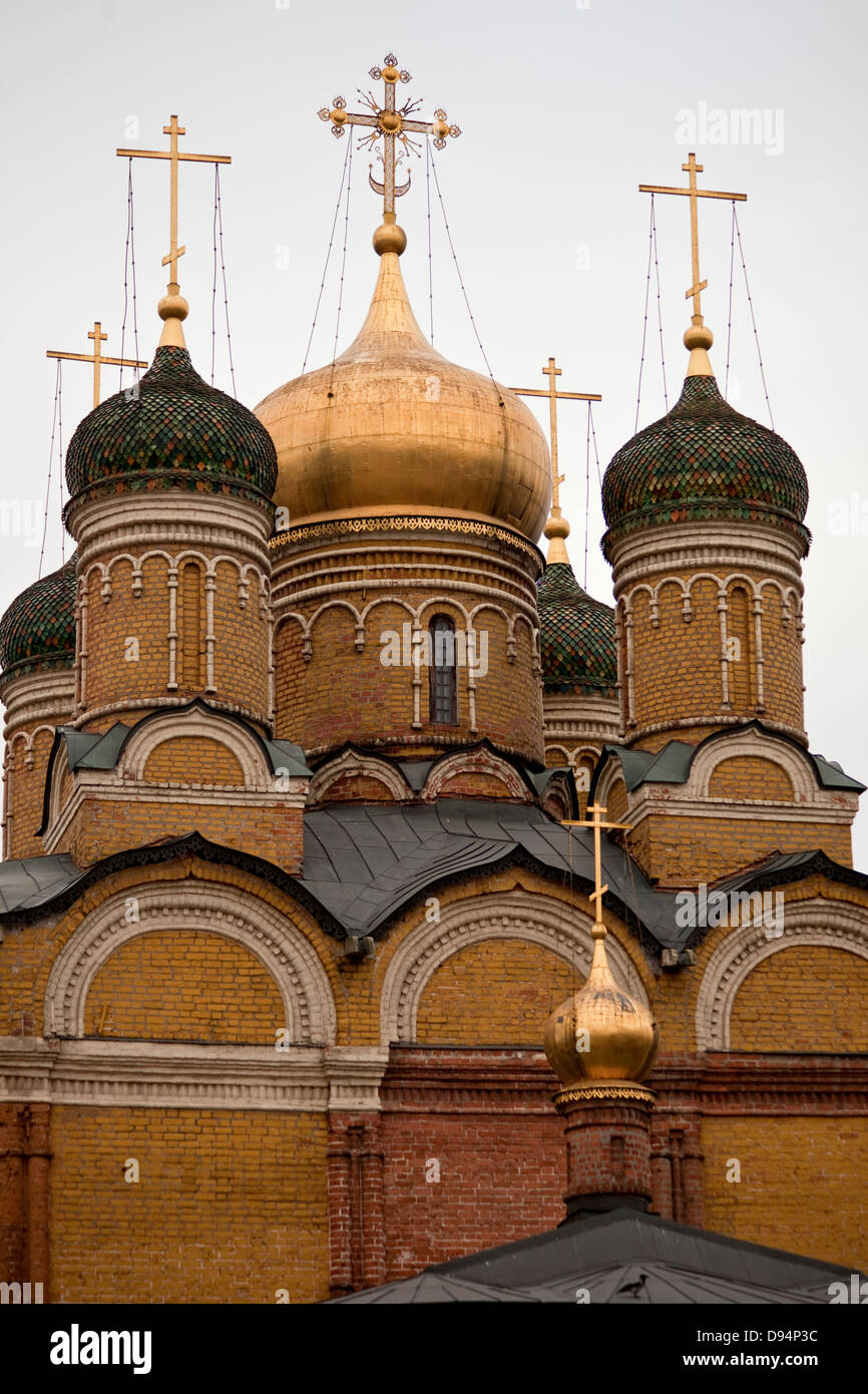 L'icône de l'église de la Théotokos du signe à l'ancien monastère de la Théotokos du signe, Moscou, Russie Banque D'Images