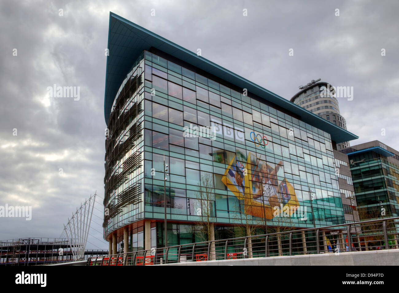 La Media City UK complexe dans Salford Quays, Manchester, Royaume-Uni. Banque D'Images