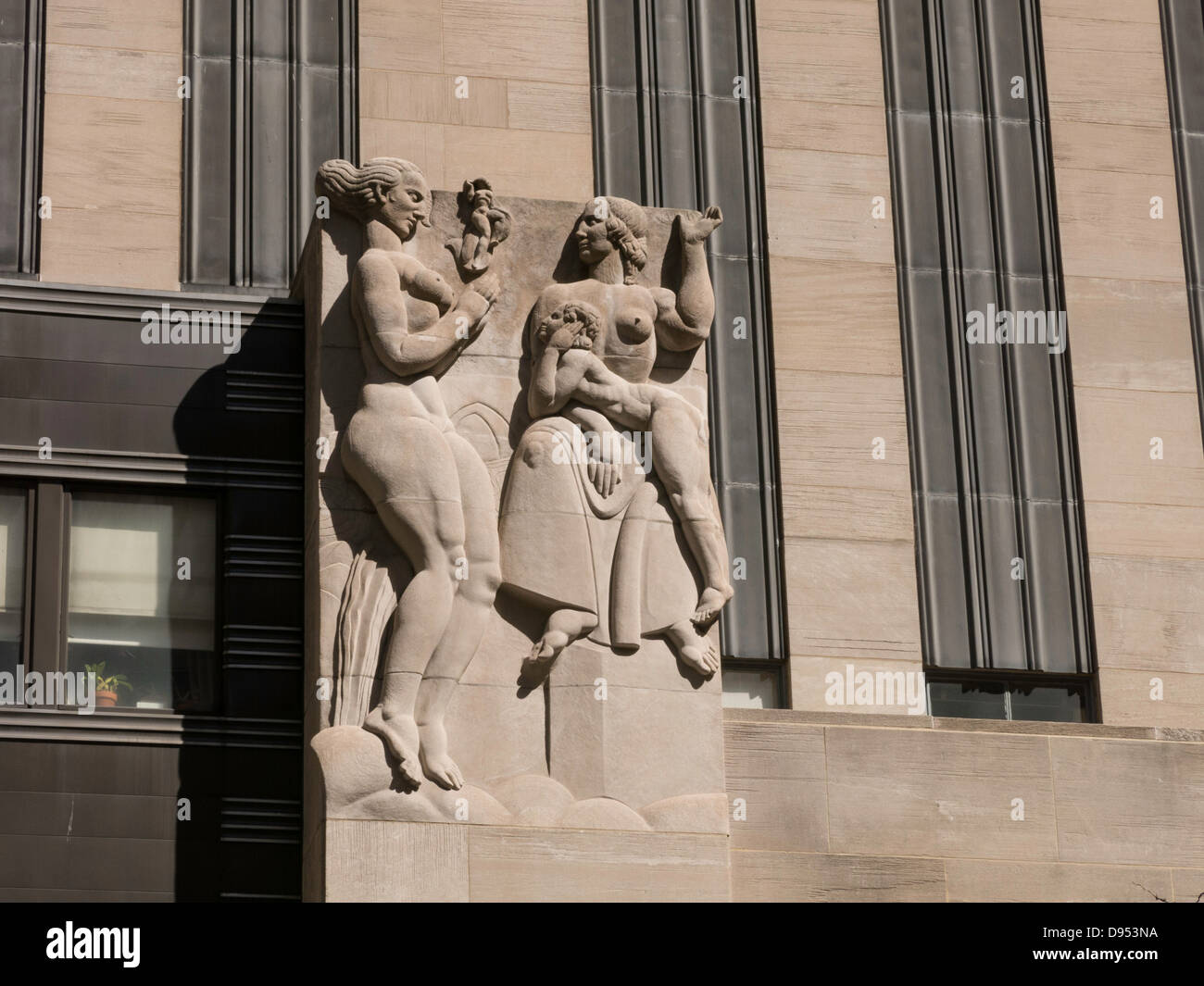 Le Rockefeller Center, NEW YORK CITY Banque D'Images