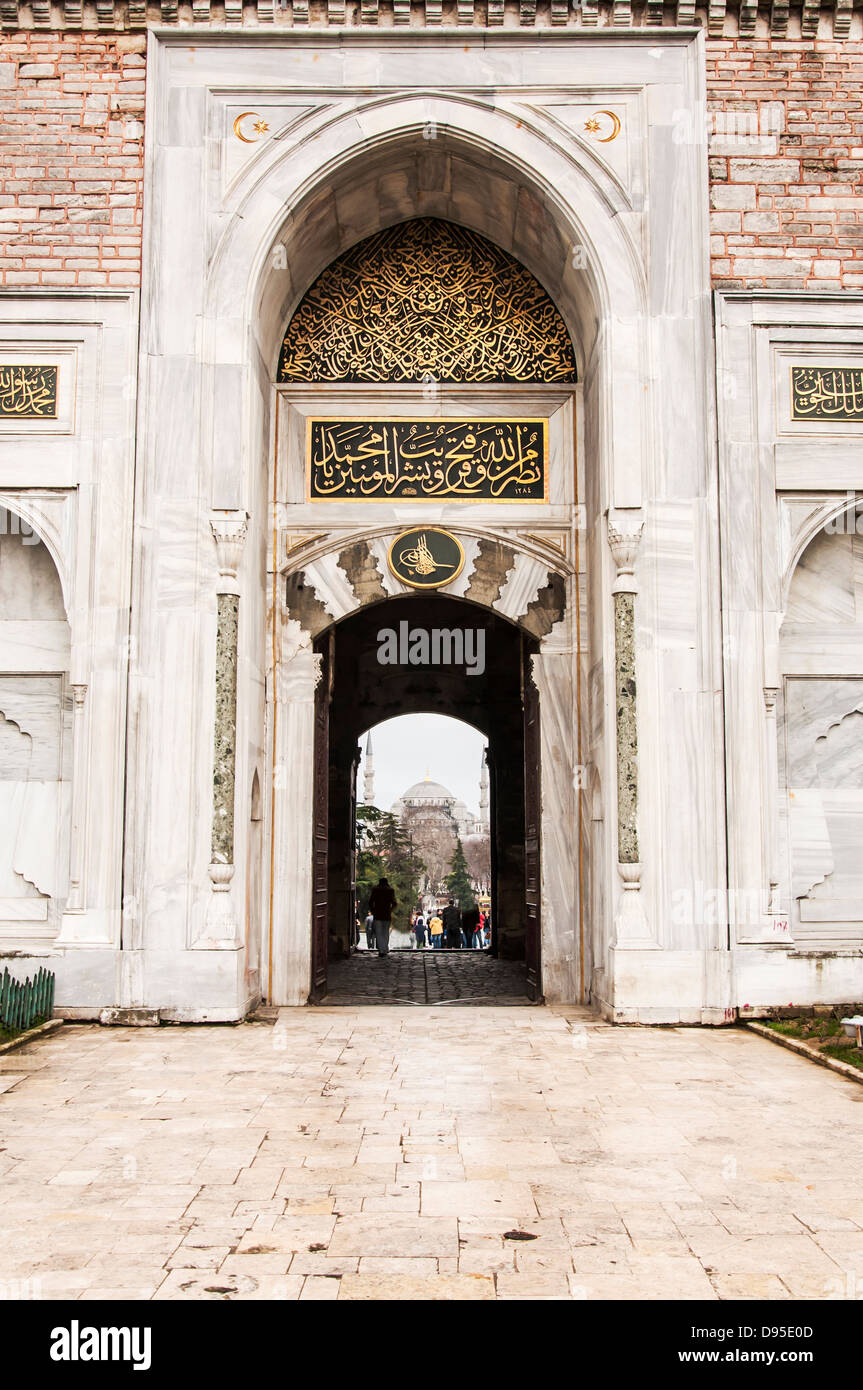 Le palais impérial de Topkapi à Istanbul, Turquie Banque D'Images