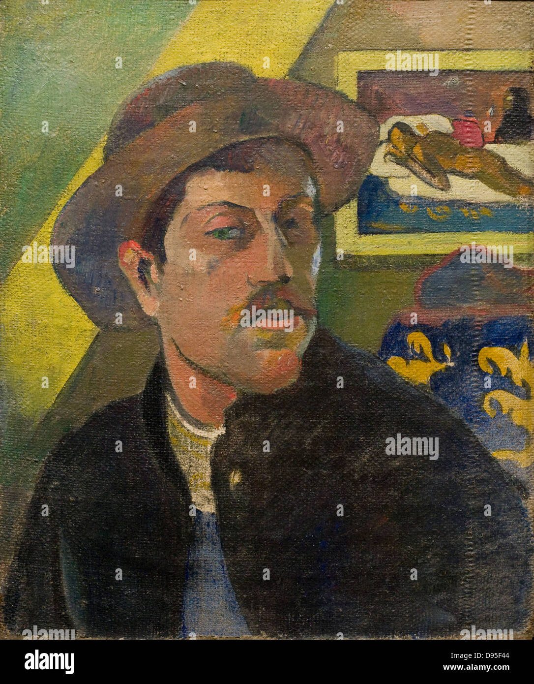 Paul Gauguin Portrait de l'artiste - l'auto-portrait 1893 XIX e siècle école française Musée d'Orsay - Paris Banque D'Images