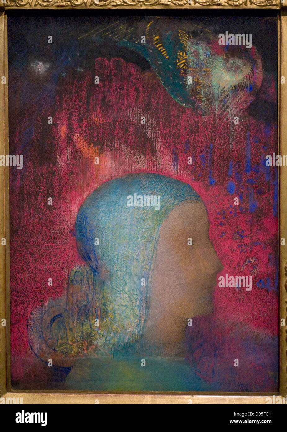 Odilon Redon Jeanne d'Arc 1900 XIX e siècle école française Musée d'Orsay - Paris Pastel Banque D'Images Odilon Redon Jeanne d'Arc 1900 XIX e siècle école française Musée d'Orsay - Paris Pastel Banque D'Images