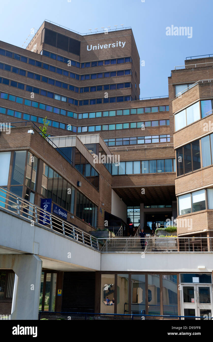 Campus de l'université de Huddersfield Queensgate, Huddersfield, Yorkshire de l'Ouest Banque D'Images