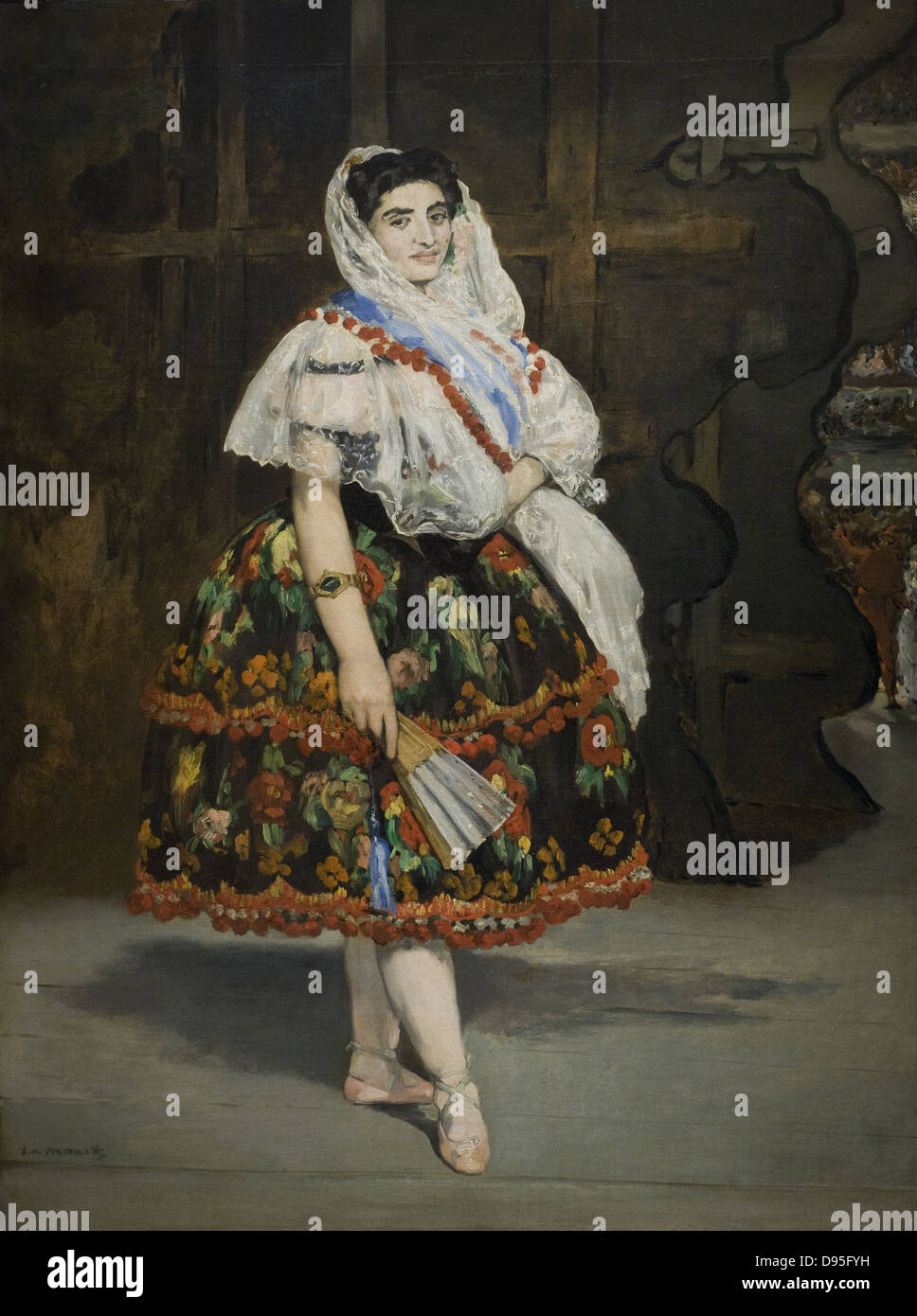 Edouard Manet Lola de Valence 1862 XIX e siècle école française Musée d'Orsay - Paris Banque D'Images