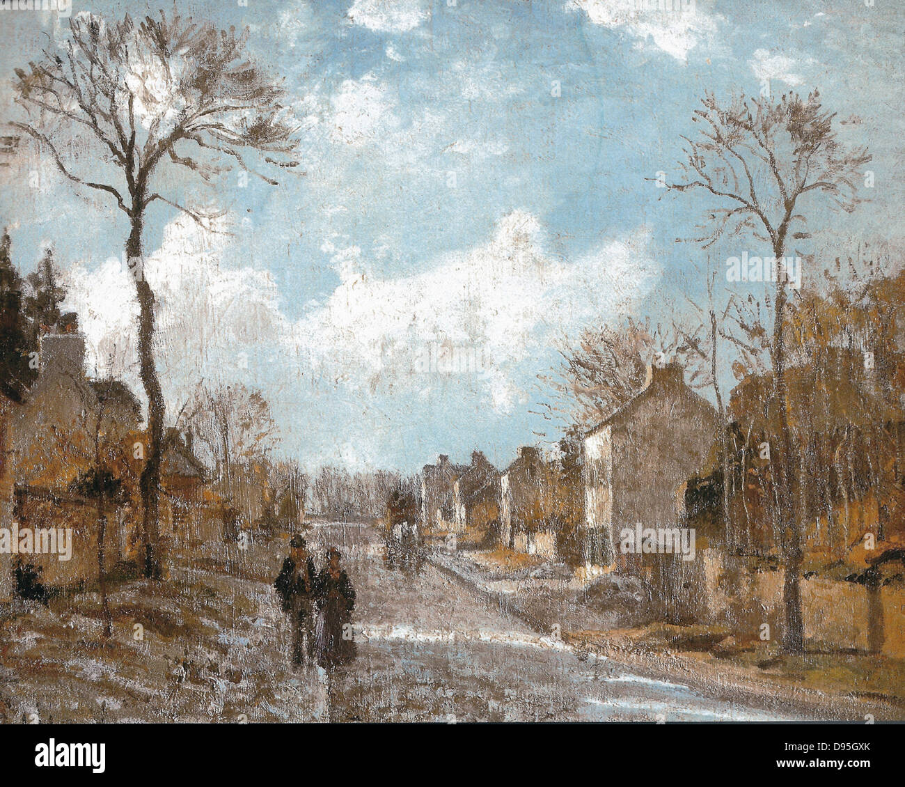 Camille Pissarro La Route de Louveciennes 1872 XIX e siècle