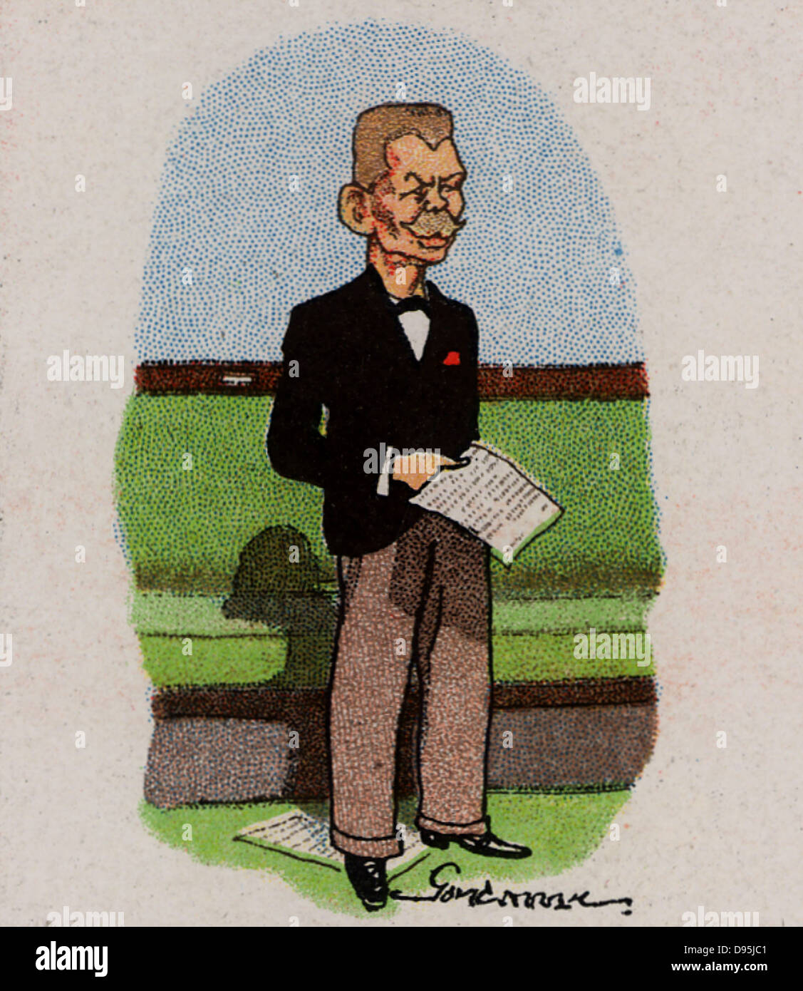 John Robert Clynes (1869-1949) Né à Oldham, Lancashire. Organisateur le syndicat britannique et l'un des premiers membres du parti travailliste britannique au parti (socialiste). Président du parti 1921-1922. Élu au Parlement pour Manchester Platting en 1906. 1929-1931 Secrétaire d'accueil. Clynes adresse à la Chambre des communes de la ban. À partir d'une série de cartes sur les "députés" notables (Londres, 1929). Banque D'Images