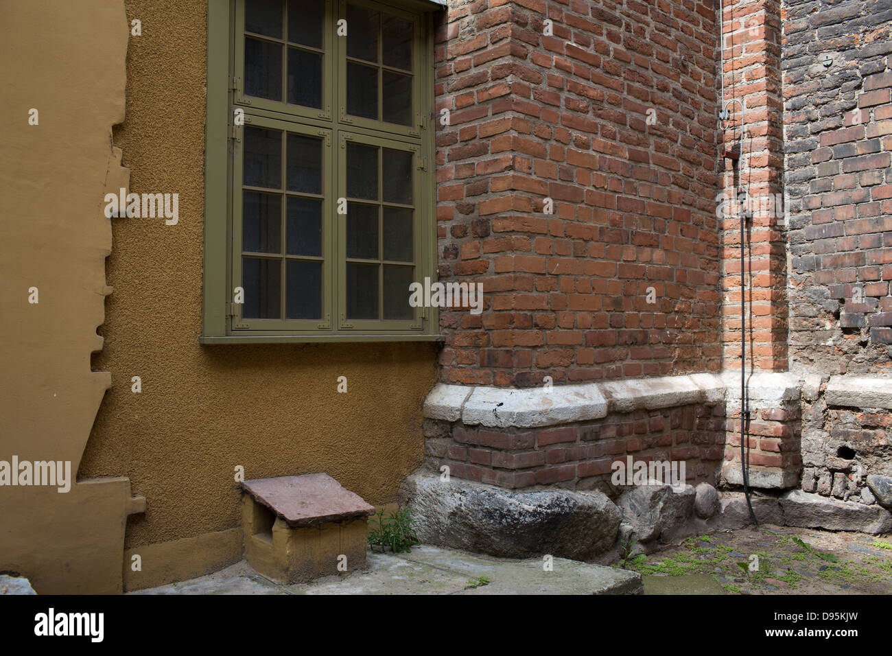 Détail de l'architecture à Gdansk, Pologne. Banque D'Images