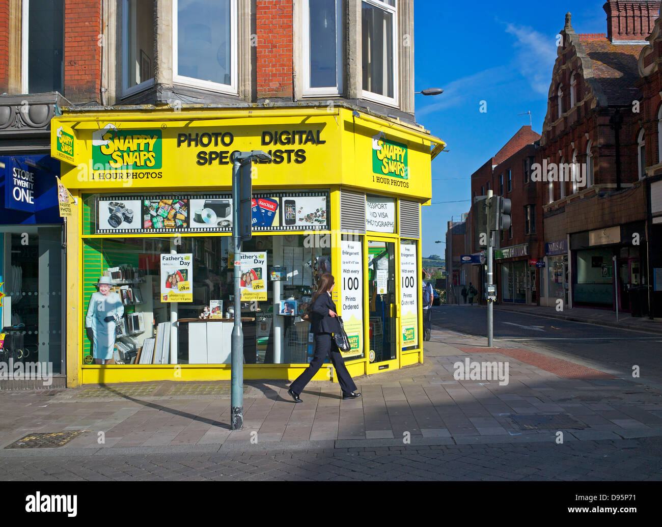 Snappy Snaps shop Exeter UK Banque D'Images