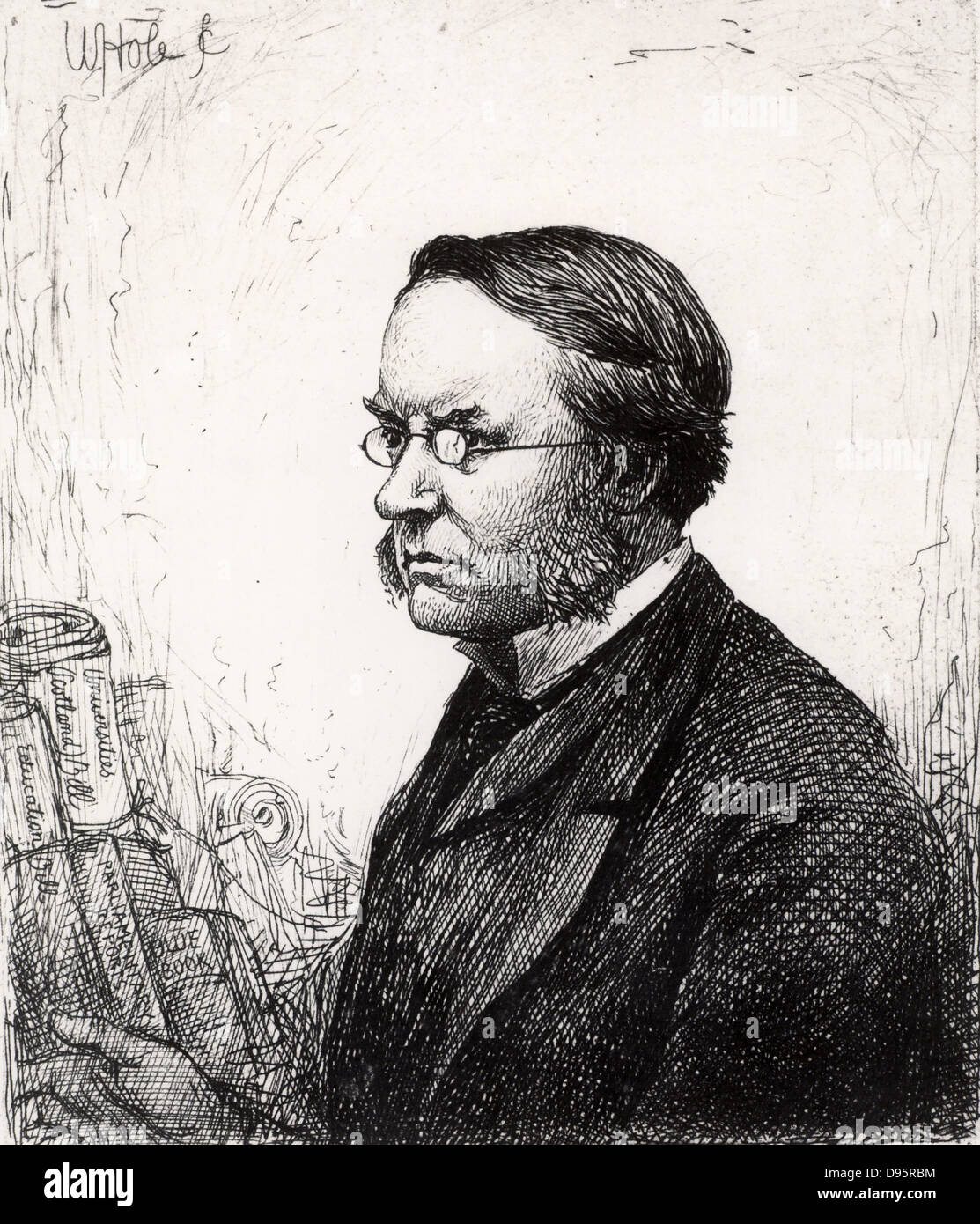 Lyon Playfair (1819-1898) en 1885, lorsque le président de l'Association britannique pour l'avancement de la science. Chimiste écossais Banque D'Images