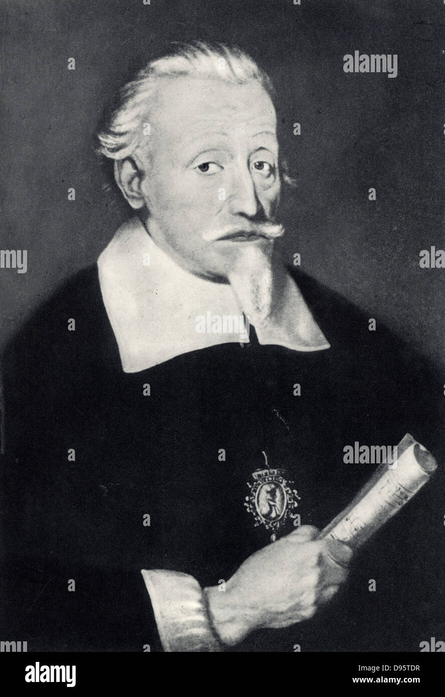 Heinrich Schutz (1585-1672) compositeur allemand. Banque D'Images