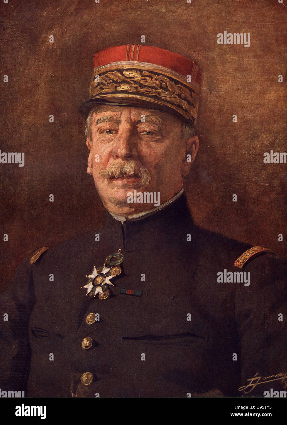 Le général Louis Ernest de Maud'huy (1857-1921) commandant de l'armée française pendant la Première Guerre mondiale. Banque D'Images