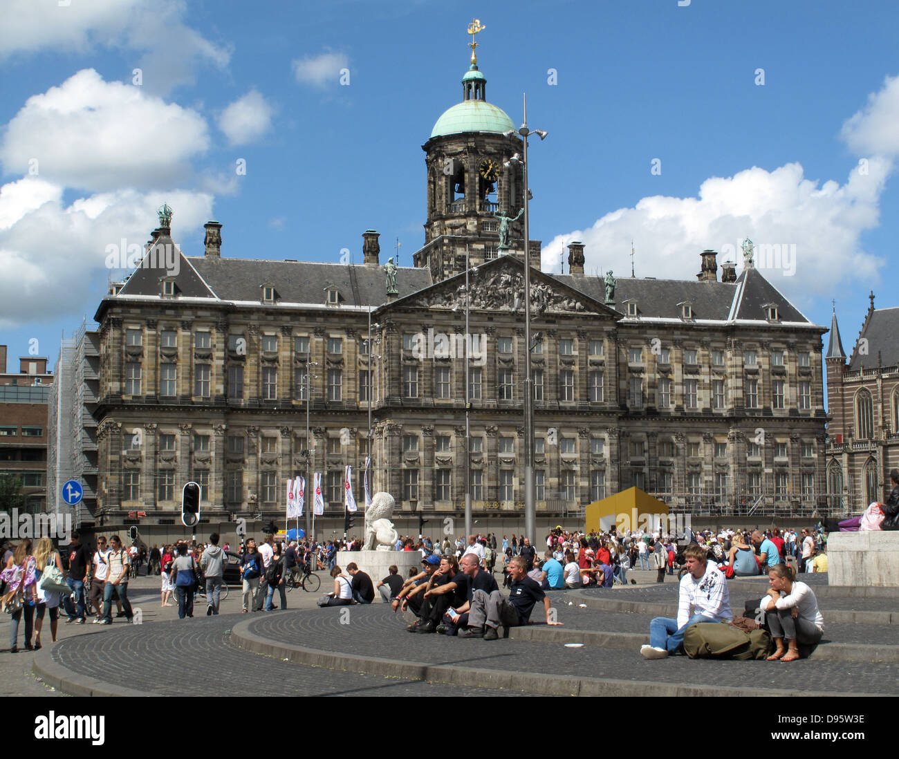 Koninklijk Paleis, Amsterdam, Hollande. Banque D'Images