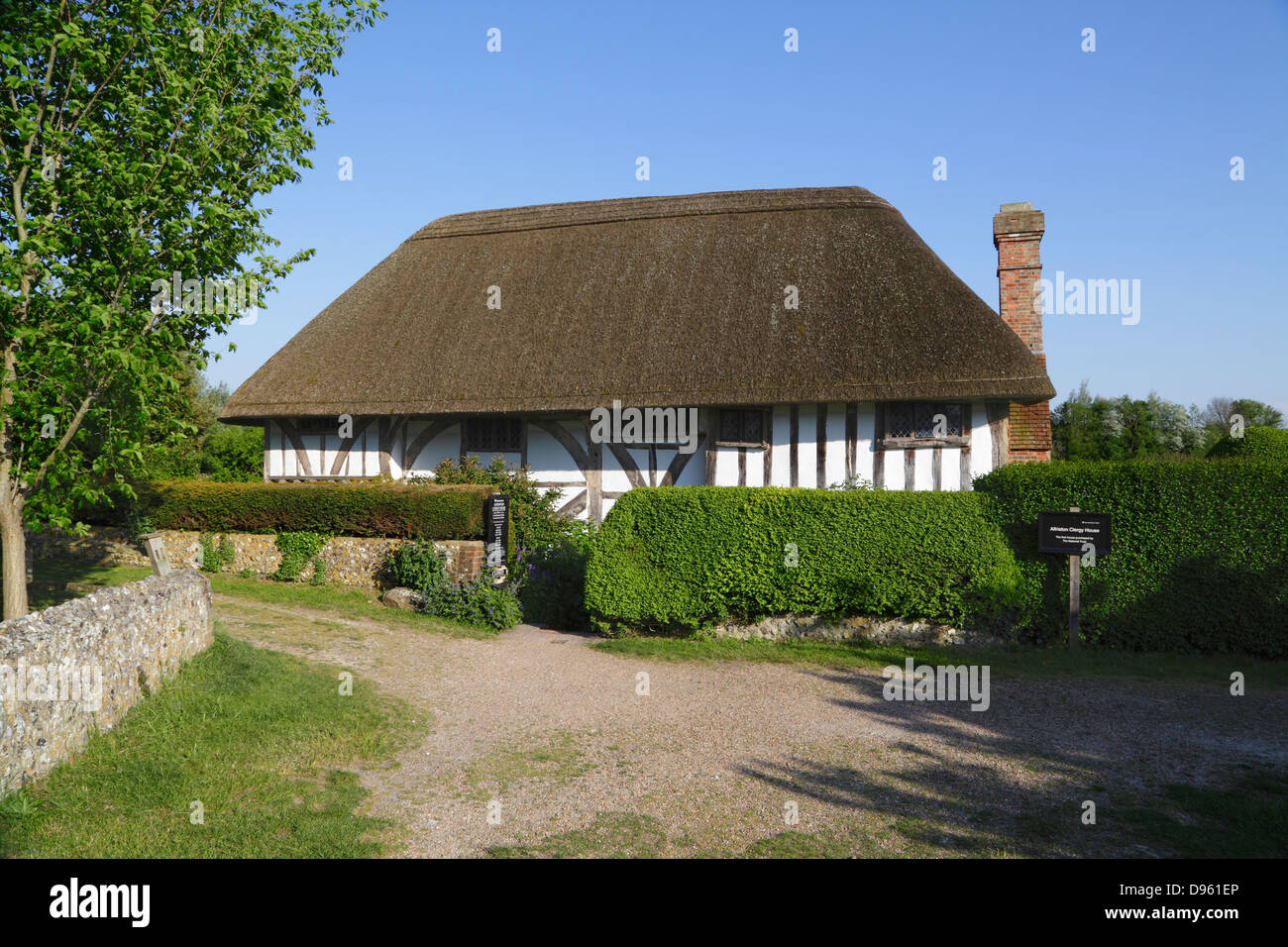 Maison du clergé Alfriston East Sussex England UK GO Banque D'Images