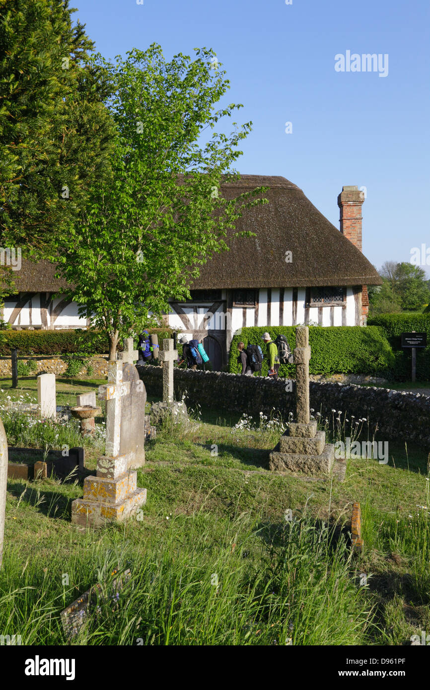 Maison du clergé Alfriston East Sussex Angleterre East Sussex UK GO Banque D'Images