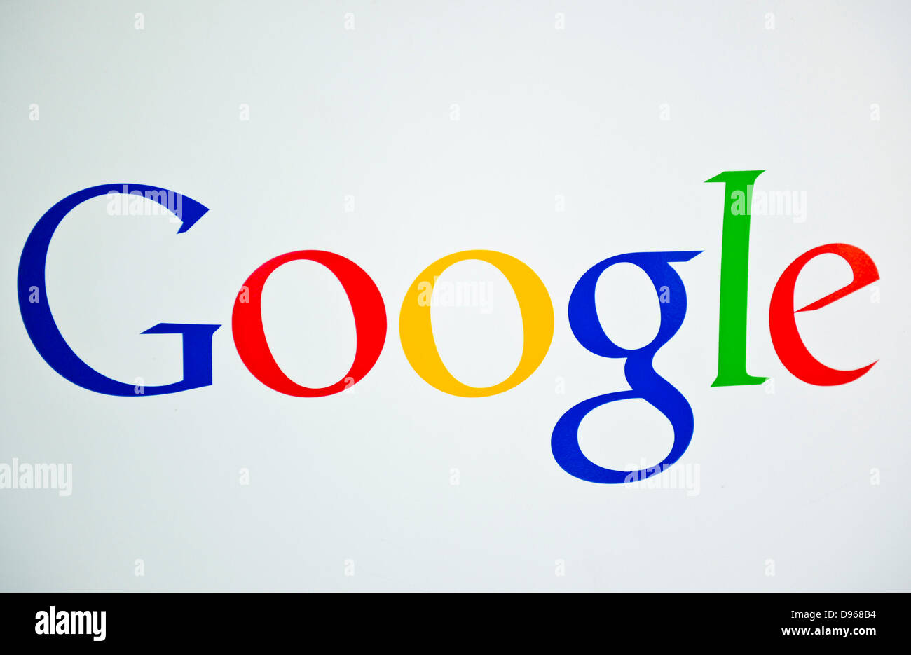 Silicon Valley - Campus Google Logo - Banque D'Images