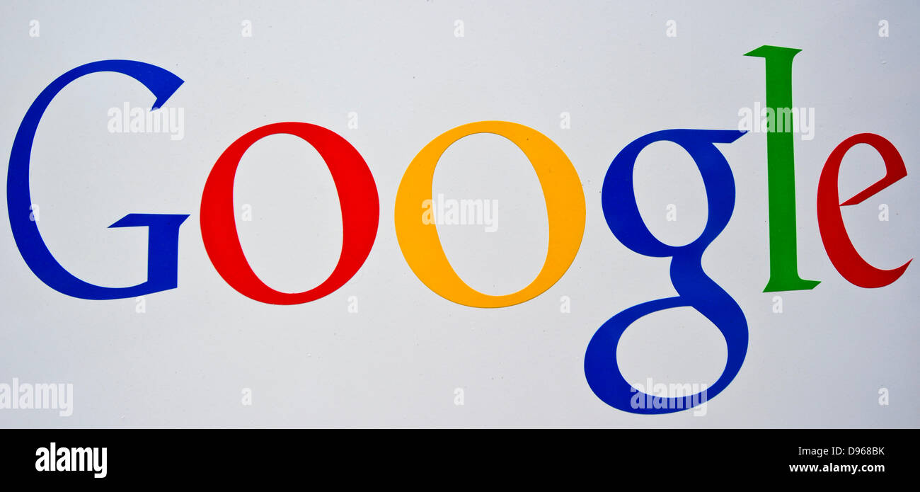 Silicon Valley - Campus Google Logo - Banque D'Images